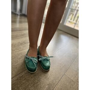 BC FOOTWEAR  LOAFERS EMERALD GREEN SHOES US 7.5